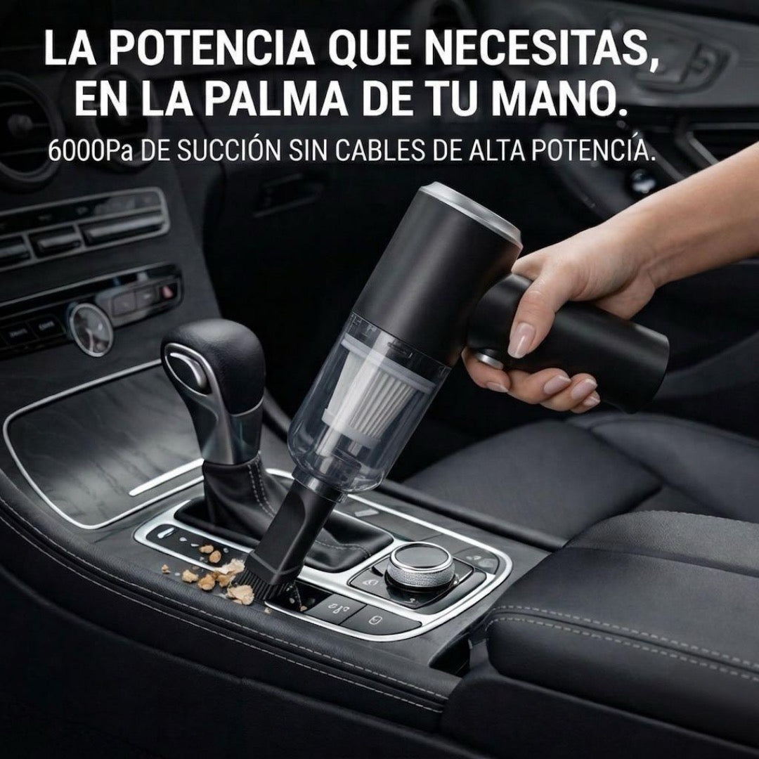 Aspiradora Portatil Recargable Para Auto
