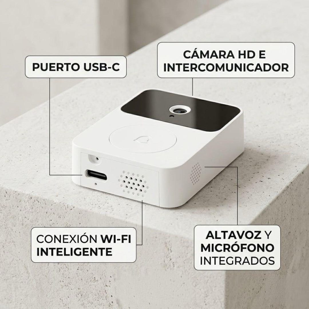 Timbre Inalambrico Con Camara Wifi