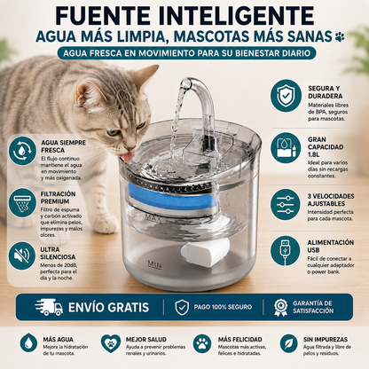 Bebedero Fuente Para mascota