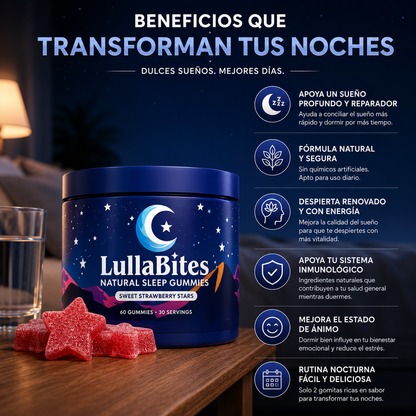 Lulla Bites Gomitas Naturales Para Dormi