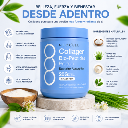 Colágeno  Bio-Peptides Premium (Fórmula Hidrolizada con Vitamina C de Alta Absorción)
