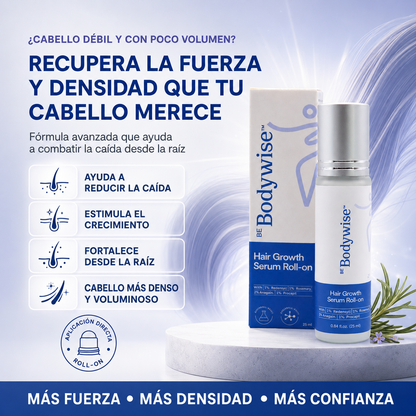 Sérum en Roll-On para el Crecimiento del Cabello de Be Bodywise