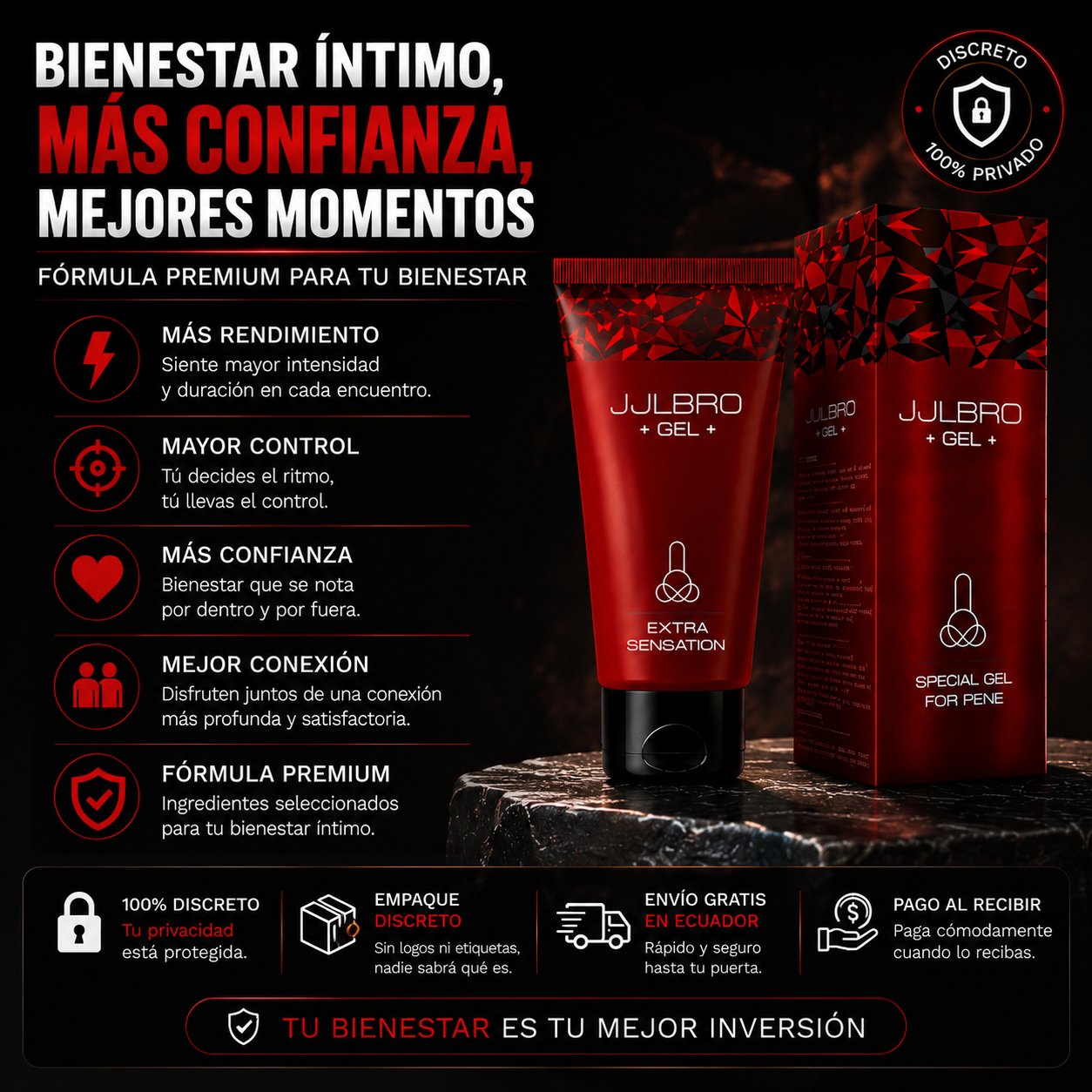 Gel Crema Agrandar Miembro Masculino
