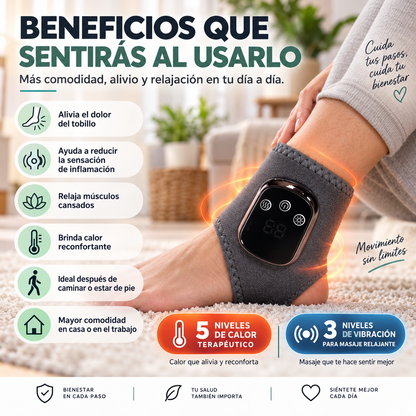 Tobillera Termica Con Masaje