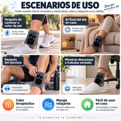 Tobillera Termica Con Masaje