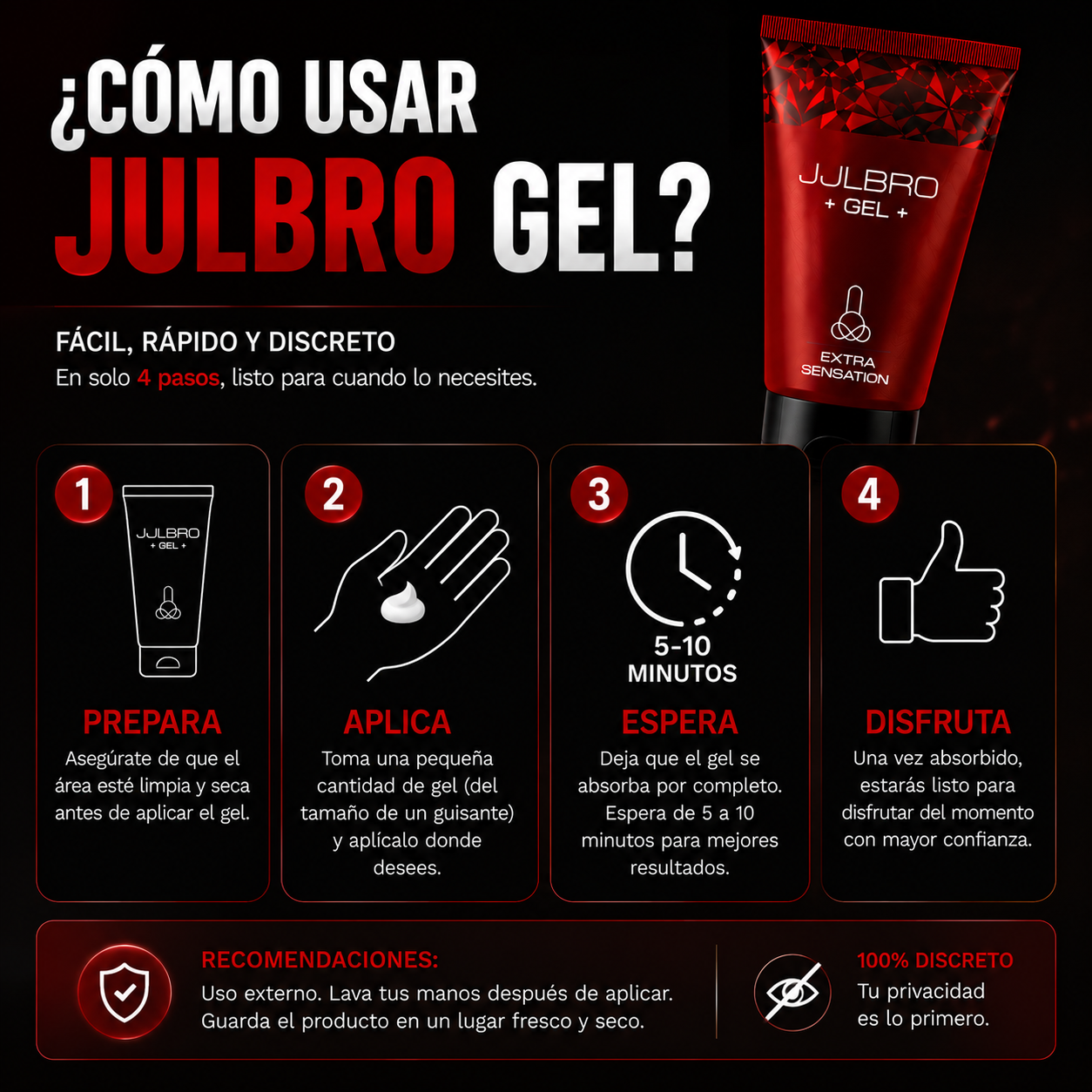 Gel Crema Agrandar Miembro Masculino