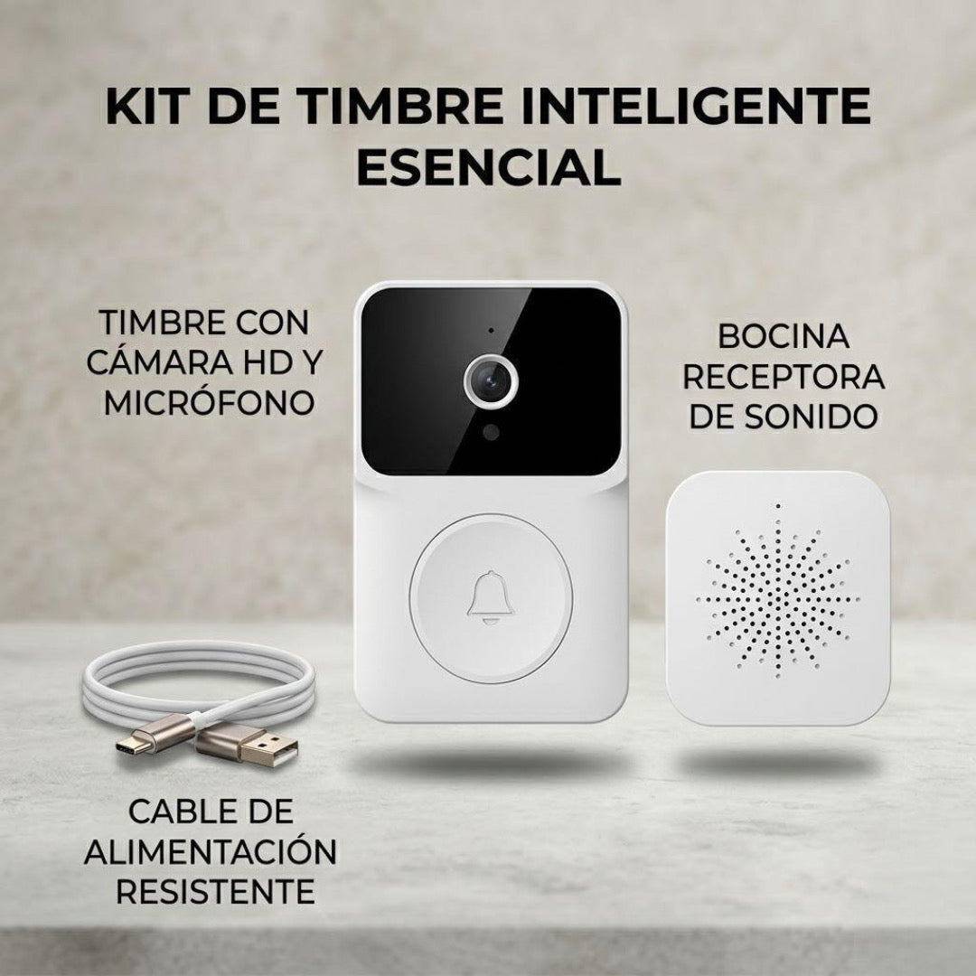 Timbre Inalambrico Con Camara Wifi