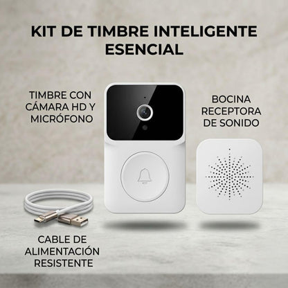 Timbre Inalambrico Con Camara Wifi